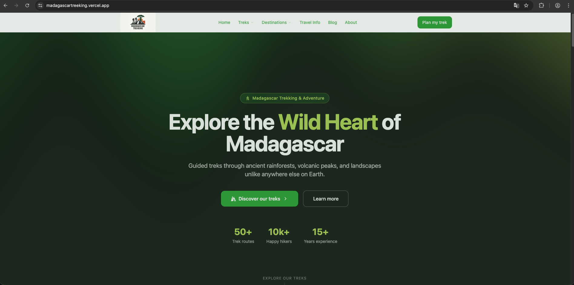 MadaTrek — Madagascar Trekking